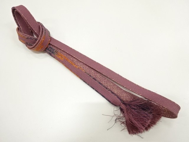 JAPANESE KIMONO / HAND-TIED OBIJIME CORD
